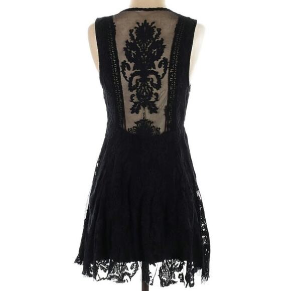 Free People Reign Over Me Damask Brocade Dress - Picture 3 of 5